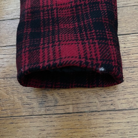 Vintage Woolrich Buffalo Plaid Hunting Mackinaw Short Women's Jacket Size S - Picture 8 of 9